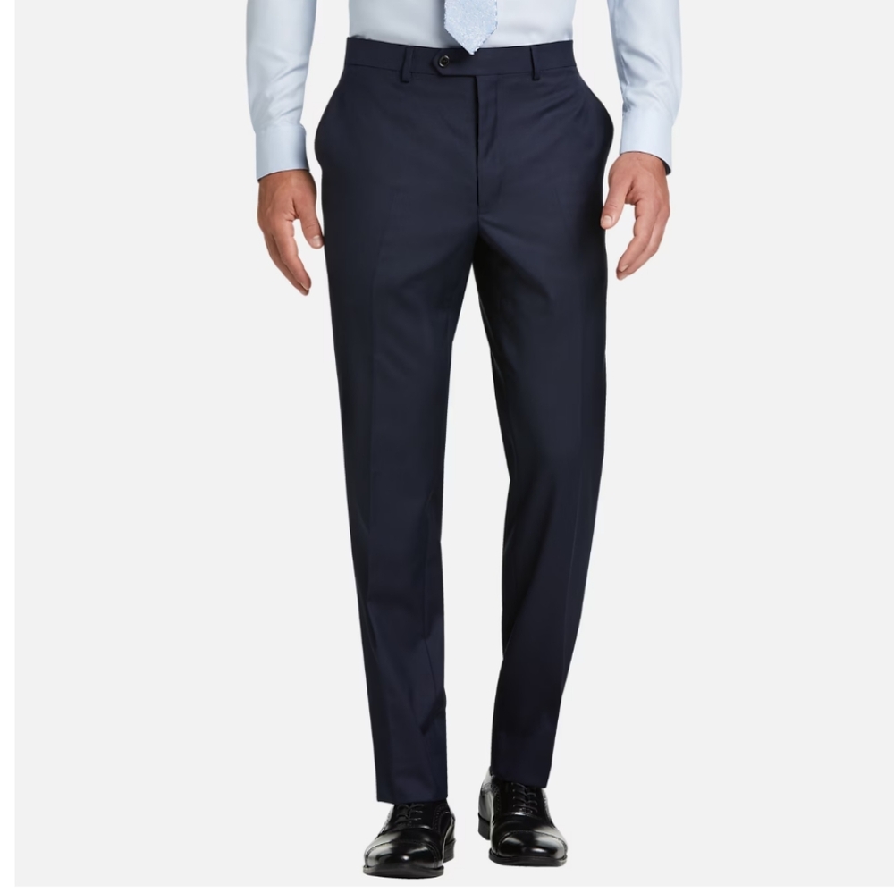 Ralph Ralph Lauren Mens Navy Blue Dress Pants Size 40W X 30L